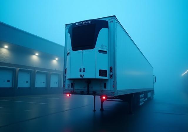 Refrigerated truck for temperature controlled freight